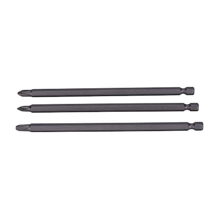 Century Drill & Tool 3 Piece S2 Screwdriving Bit Set - Phillips 68600