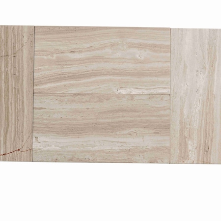 Apollo Tile Cloud Gray 3 in x 6 in Marble Polished Floor and Wall Subway 5 sqft/case, 40PK APLFGR8836PA
