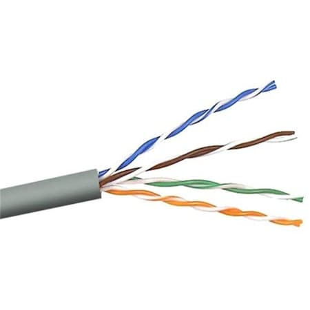 Belkin Network Cable - Bare Wire - Bare Wire - 1000 Ft - ( Cat 6 ) - Gray A7J704-1000