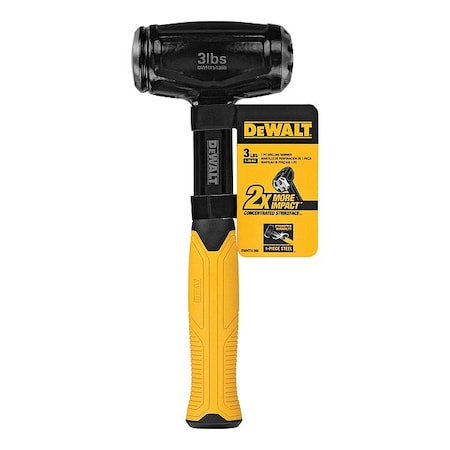 Dewalt Drilling Hammer, Steel, 3Lbs DWHT51388