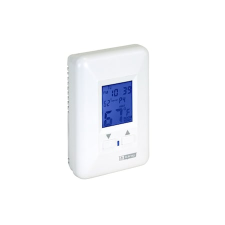 King Electric THERMOSTAT PROGRAMMABLE HYD WITH FAN SWITCH 120V 2 CIRCUIT LINE VOLTAGE 12 .5 AMP HWP120-FS