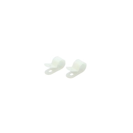 Cable Wholesale Cable Clamp, PA 6.6, 1/2 in Bundle Dia., White, 100 PK 30CV-31400
