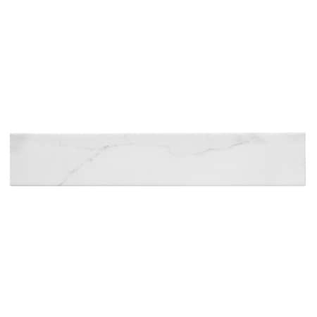 Andova Tiles Porlan Tulane White 3-in. x 17-in. Subway Marble Look Matte Porcelain Wall & Floor Tile, 30PK ANDPOR1256