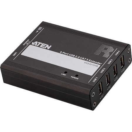 Aten USB2.0 Cat5 Extender with 4-port Hub UCE32100