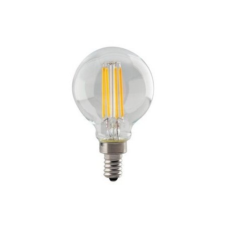 Satco 4.5W LED G25 Globe, E26 Base, 2700K S8553