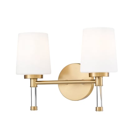Z-Lite Henri Modern Gold 2 Light Vanity 7700-2V-MGLD