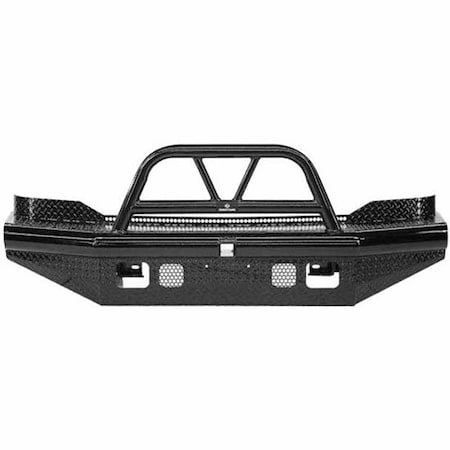 Replacement For Ford F-350 Super Duty Year 1999 Legend Black Steel Bullnose Front Bumper Whoop