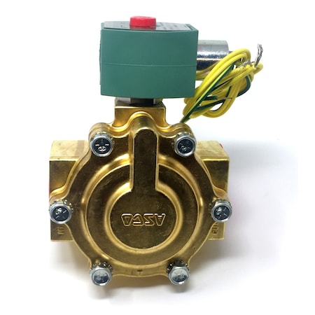 Asco 1.5in 120V Steam 5# Min 125# Max Cv=22.5 8220G029 120/60 110/50