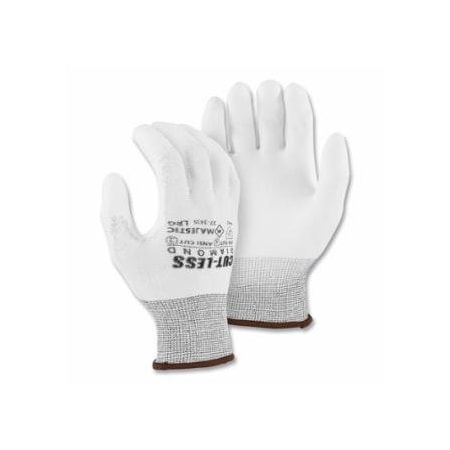 Cut-Less Dyneema Diamond Gloves, X-Large, White with White Coating, 12PK 472-37-3435/X1
