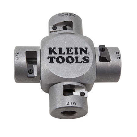 Klein Tools 4.656" Cable Stripper, Large, 2/0 - 250 kcmil 2/0-250 MCM 21051
