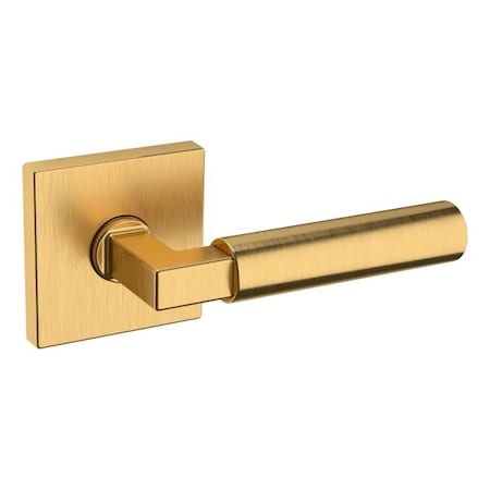 Baldwin Baldwin Preconfigured L029 Lever with R017 Rose Right Hand Half Dummy Lock Lifetime Satin Brass L029044RDM