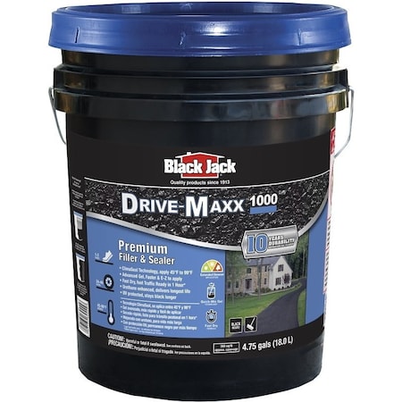 Black Jack DriveMaxx 1000 6455930 Premium Filler and Sealer, Liquid, Black, 475 gal Pack 1663954