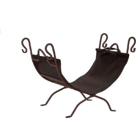 Dagan Wrought Iron Log Holder, Bronze & Black LC870