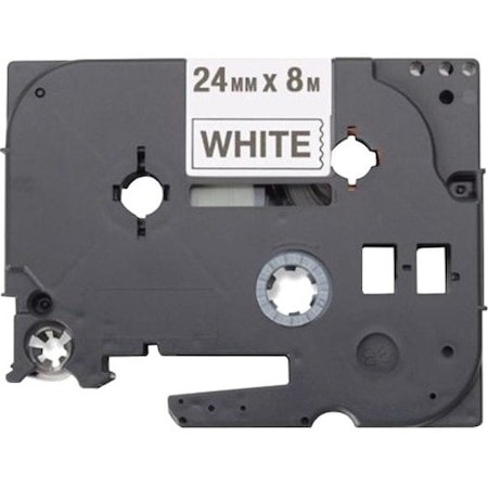 Brother Label, Black/White, Labels/Roll: Continuous HGE2515PK