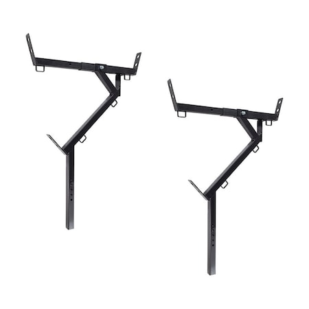 Mytee Products Steel Side-Rail Ladder Rack for Truck 250 lbs Capacity - Set of 2 LRK-S1001