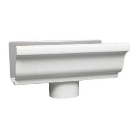 Amerimax Home Products 5" Wht Galv End/Drop 33010