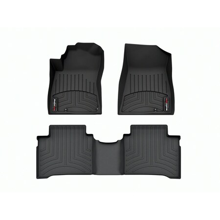 Weathertech Black, Front and Rear Floorliners 441776-1-2