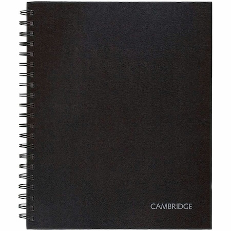 Mead Hardbound Business Notebook  Letter, Black MEA06100