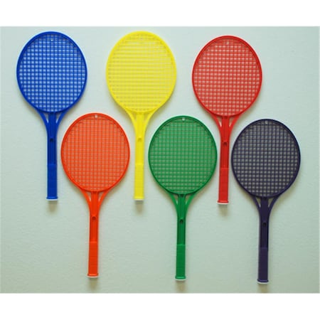 Active Athlete Rainbow Tennis Rackets - Set of 6 Colors AC2576205