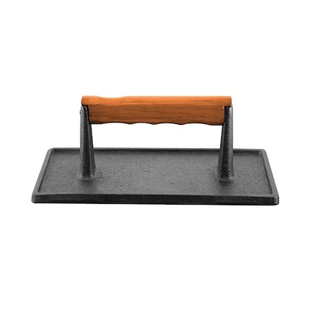 Mr Bar-B-Q Products Grill Press, 11 in L, 4-3/4 in W, Iron 06680Y