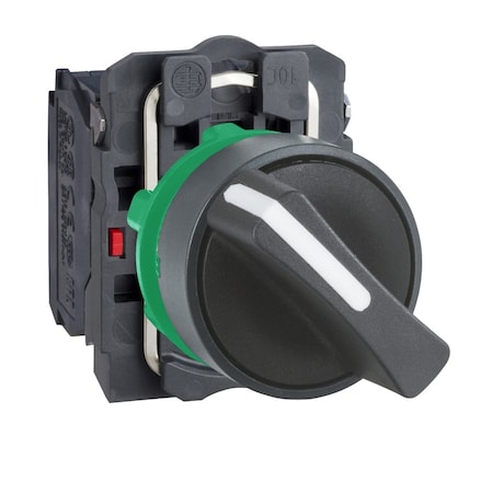 Schneider Electric Non-Illum Selectr Swtch, 22mm, 2 Pos, Lever XB5AD25