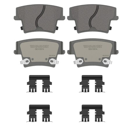 Wagner Brake OEX Rear Disc Brake Pad Set Premium Ceramic,  OEX1057A