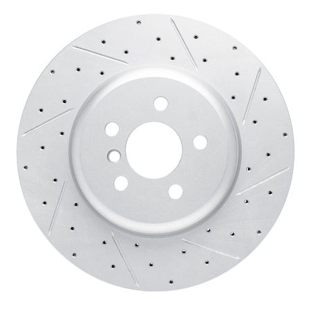 Dynamic Friction Co DFC Geoperformance Rotor - Drilled and Slotted 830-31168R