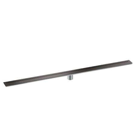 Axor Drains Floor Installation 47 1/4" in Brushed Black Chrome 42524341