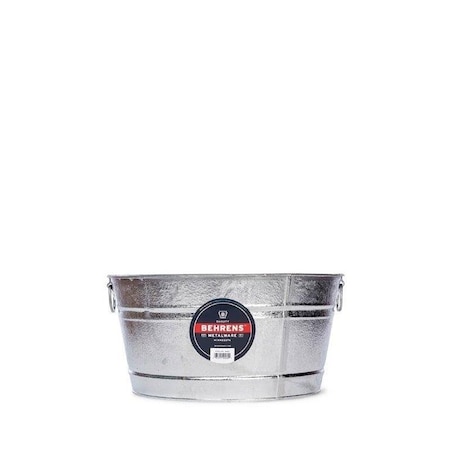 Behrens Wash Tub, 9 gal Capacity, Steel 0