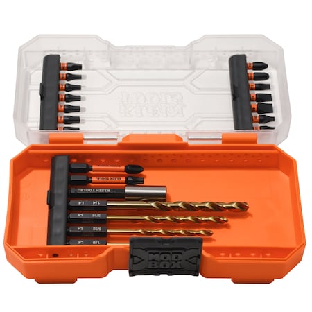 Klein Tools Drill and Driver Bit Set, 21-Piece 33811B