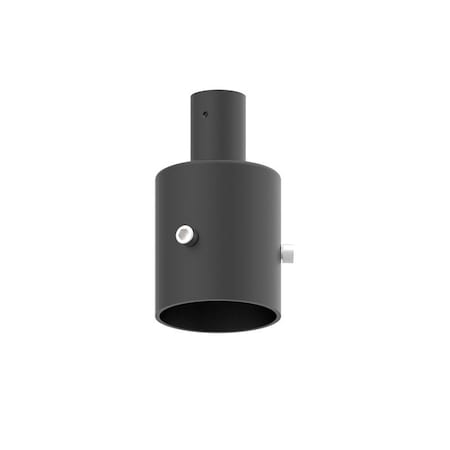 Westgate DAB 3in POLE ADAPTER FOR 1 BELL ARM, BLACK DAB-PA3-1