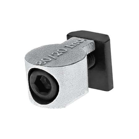 80/20 T-SlotFrmingConnector, Zinc, 1/2in, 9/16in 3395-1