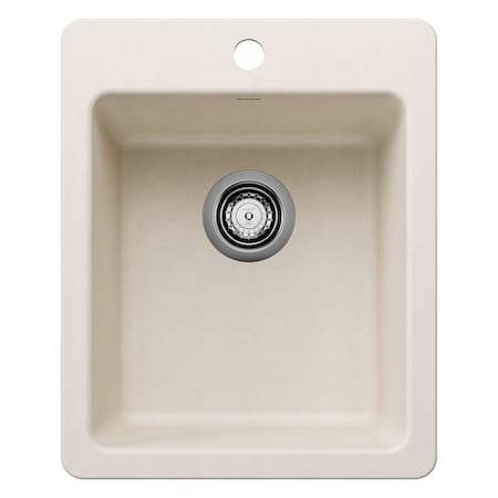 Blanco Bar Sink, 1 bowl, Silgranit, 20.50 in W x 16.75 in L x 8.39 in H 443241