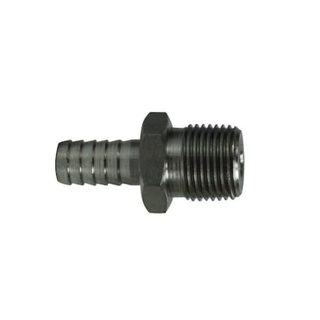 Anderson Metals FITTING HOSE SS BARBXMPT 1/4IN 73951FT