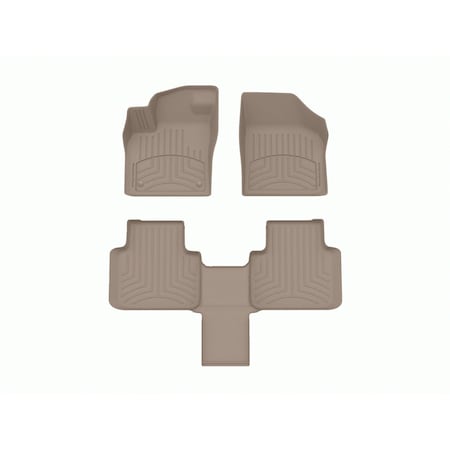 Weathertech Tan, Front and Rear FloorLiner HP 4515501-4510842IM