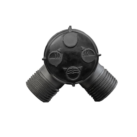 Bushman Downspout Diverter, 4 in L, Plastic SELECTORVALVE