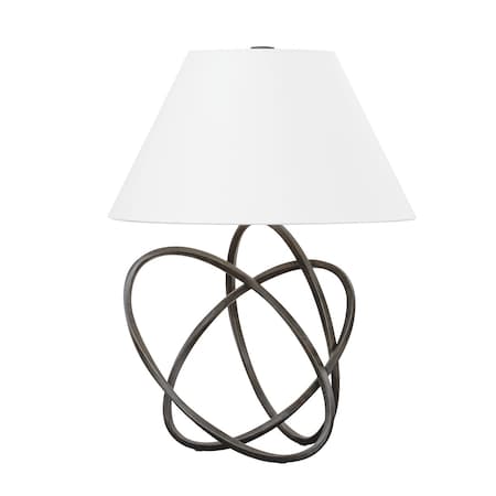 Troy Lighting Miles 1 Light Table Lamp 19 In. French Iron PTL1024-FRN