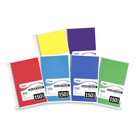 Mead 9-1/2 x 6" Spiral Bound Notebook MEA06900
