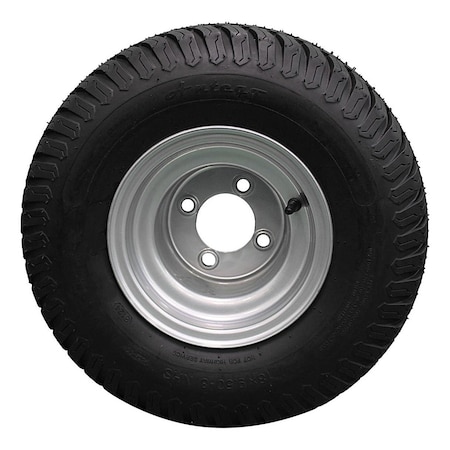 Antego 18x9.50-8 Tire and Wheel Assemblies Compatible with Hustler, Husqvarna, and Golf Carts Single A870050590304189508