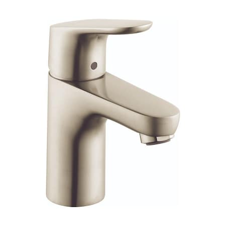 Hansgrohe Focus Single-Hole Faucet 100 with Pop-Up Drain, 1.2 GPM in Brushed Nickel 04371820