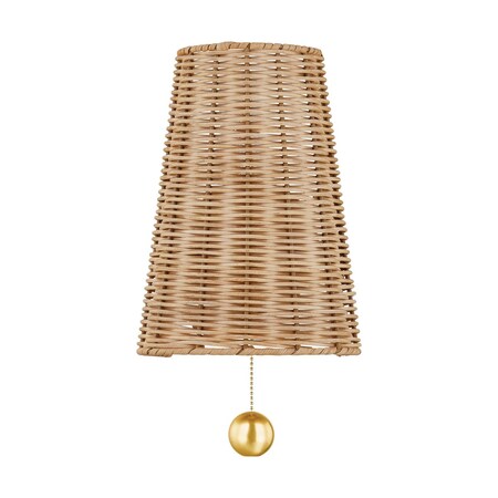 Mitzi Naida 1 Light Wall Sconce 13.25 In. Aged Brass H857101-AGB