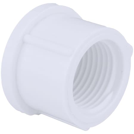 Charlotte Pipe And Foundry 1/2'' FIP Schedule 40 Threaded PVC Cap PVC 02117 0800HA