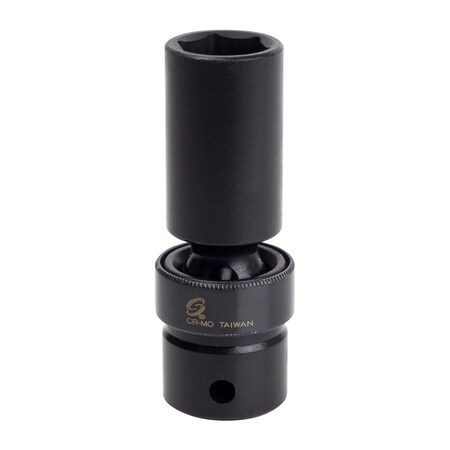 Sunex 1/2 in Drive 11/16 in Deep Universal Impact Socket 222UD