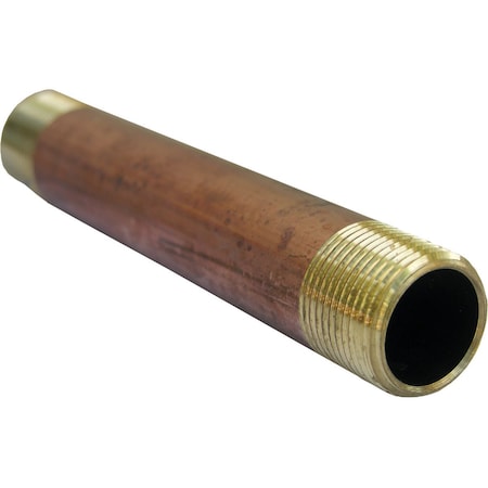 Westlake Pipe & Fittings 3/4''x6'' Red Brass Nipple 17-9501