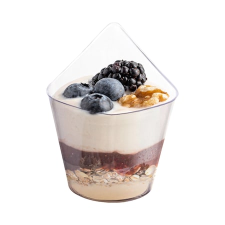 Smarty Had A Party 4.375" Clear Teardrop Disposable Plastic Cups (288 Cups), 288PK 2625-CASE