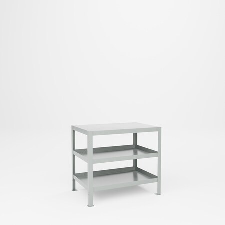 Pucel Heavy Duty Work Table, Black 2436-3