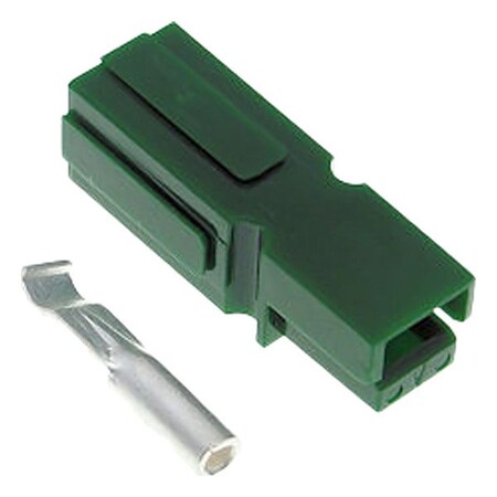 Anderson Power Products Connector, 600V, Green Housing 1395G3