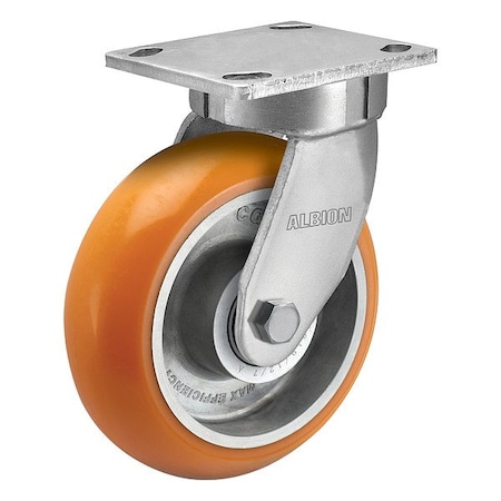 Albion Caster, Steel Frame, Kingpinless Swivel 170AN05228S