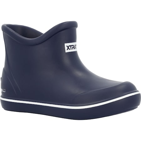 Xtratuf Youth Ankle Boot, Plain Toe Toe, 5 in Height, Navy, 13 XKTF201C