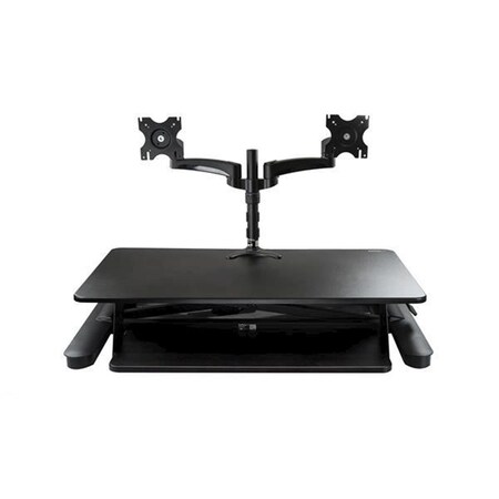Ezgeneration 35 in. Dual Monitor Sit-stand Desk Converter EZ1217788